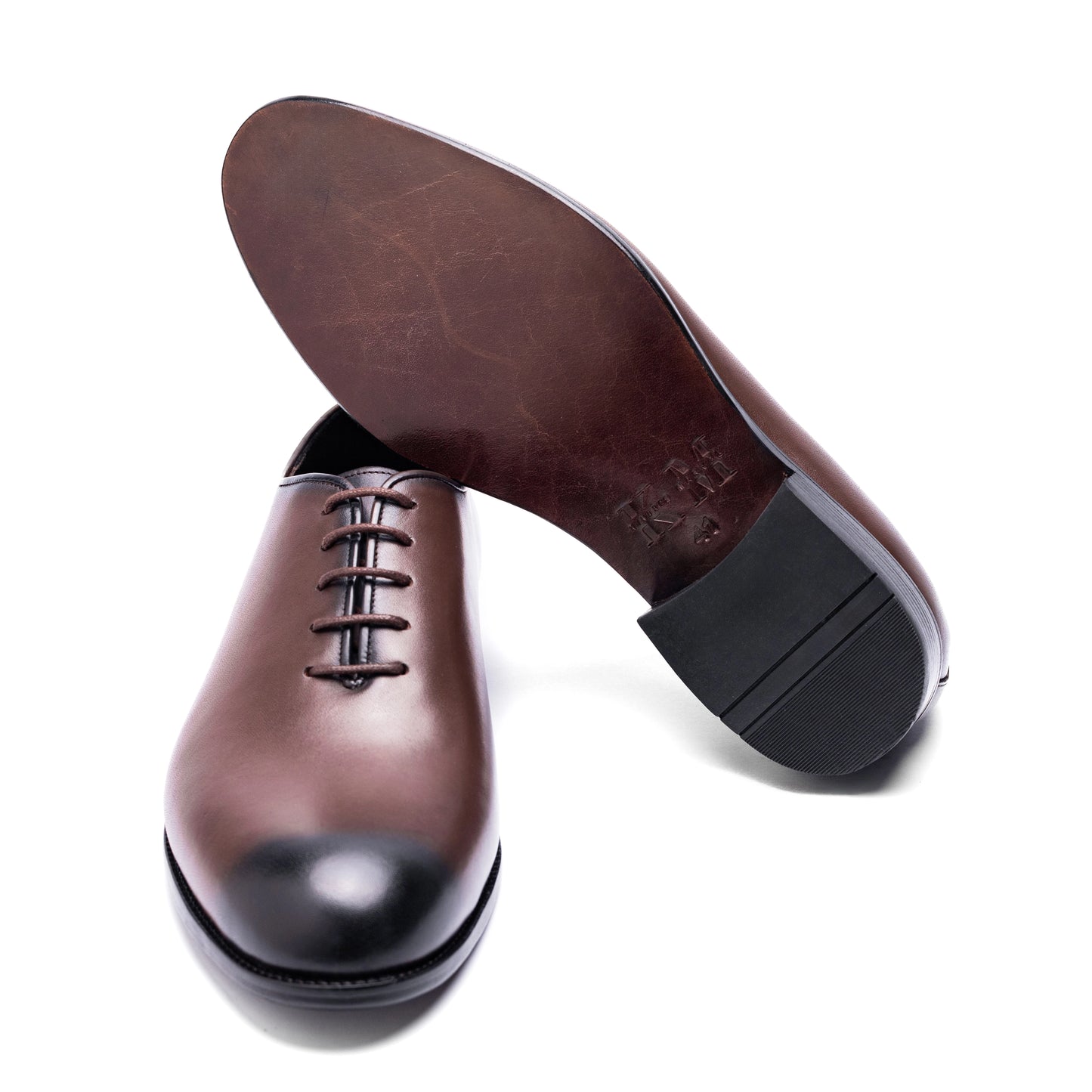 Shock-resistant rubber sole of Valencia Wholecut Brown